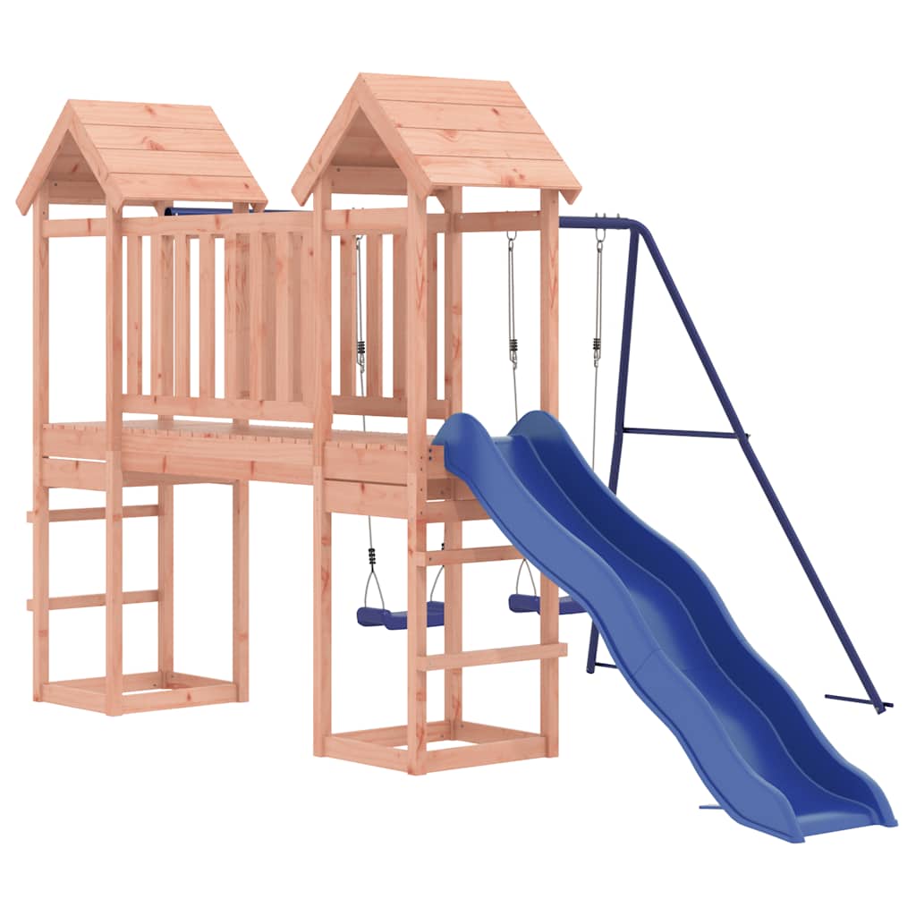 vidaXL Outdoor Playset Solid Wood Douglas - Brown - 32617