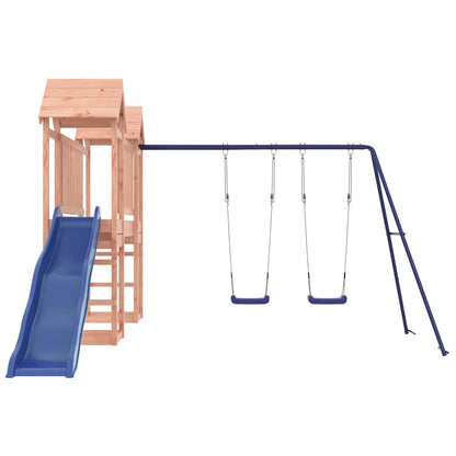 vidaXL Outdoor Playset Solid Wood Douglas - Brown - 32617