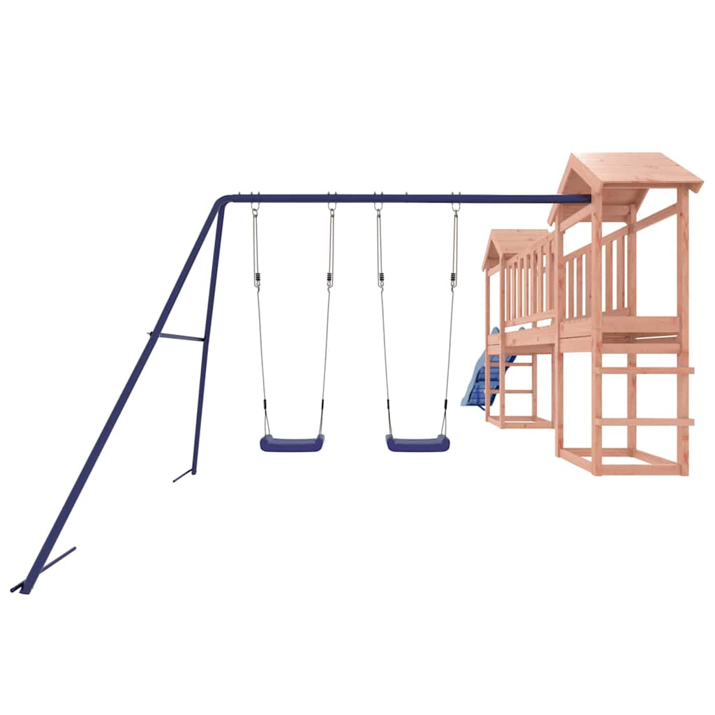 vidaXL Outdoor Playset Solid Wood Douglas - Brown - 32617