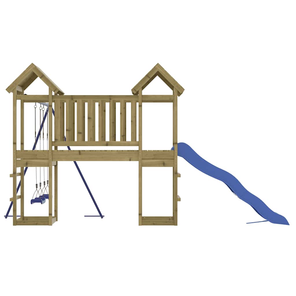 vidaXL Outdoor Playset Impregnated Wood Pine - Brown - 32618
