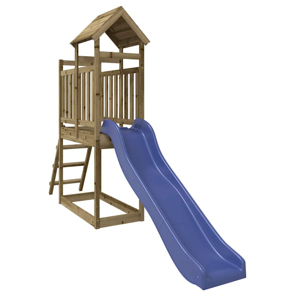 vidaXL Outdoor Playset Impregnated Wood Pine - Brown - 32623