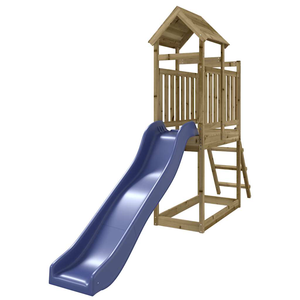 vidaXL Outdoor Playset Impregnated Wood Pine - Brown - 32623