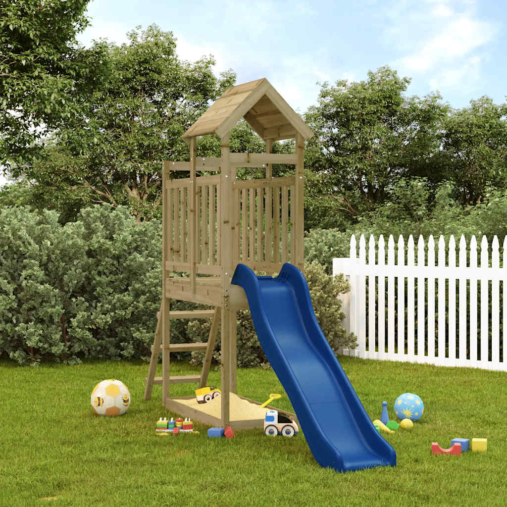 vidaXL Outdoor Playset Impregnated Wood Pine - Brown - 32623
