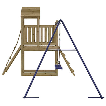 vidaXL Outdoor Playset Impregnated Wood Pine - Brown - 32641