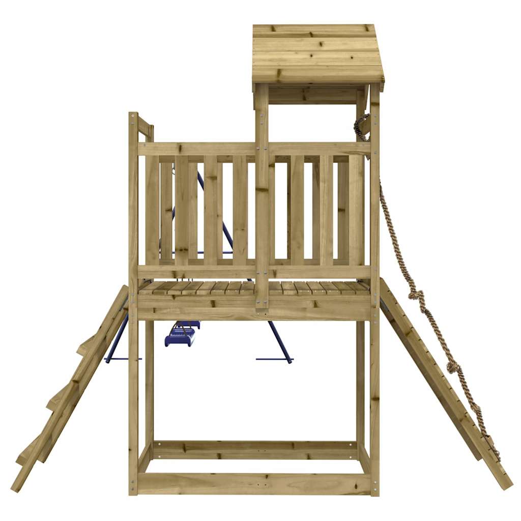 vidaXL Outdoor Playset Impregnated Wood Pine - Brown - 32644
