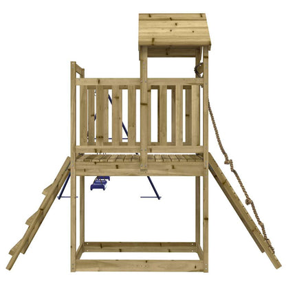 vidaXL Outdoor Playset Impregnated Wood Pine - Brown - 32644