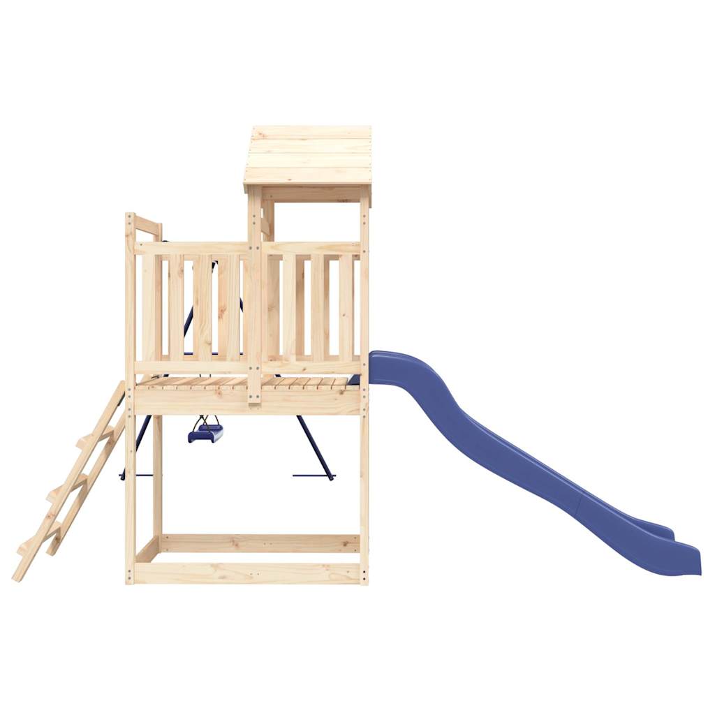 vidaXL Outdoor Playset Solid Wood Pine - Brown - 32645