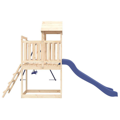 vidaXL Outdoor Playset Solid Wood Pine - Brown - 32645