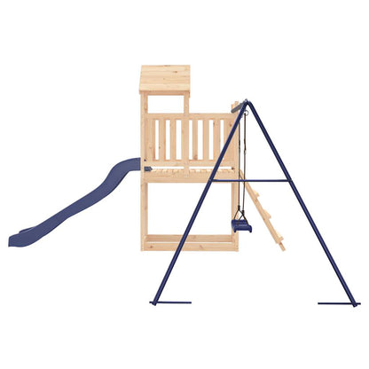 vidaXL Outdoor Playset Solid Wood Pine - Brown - 32645