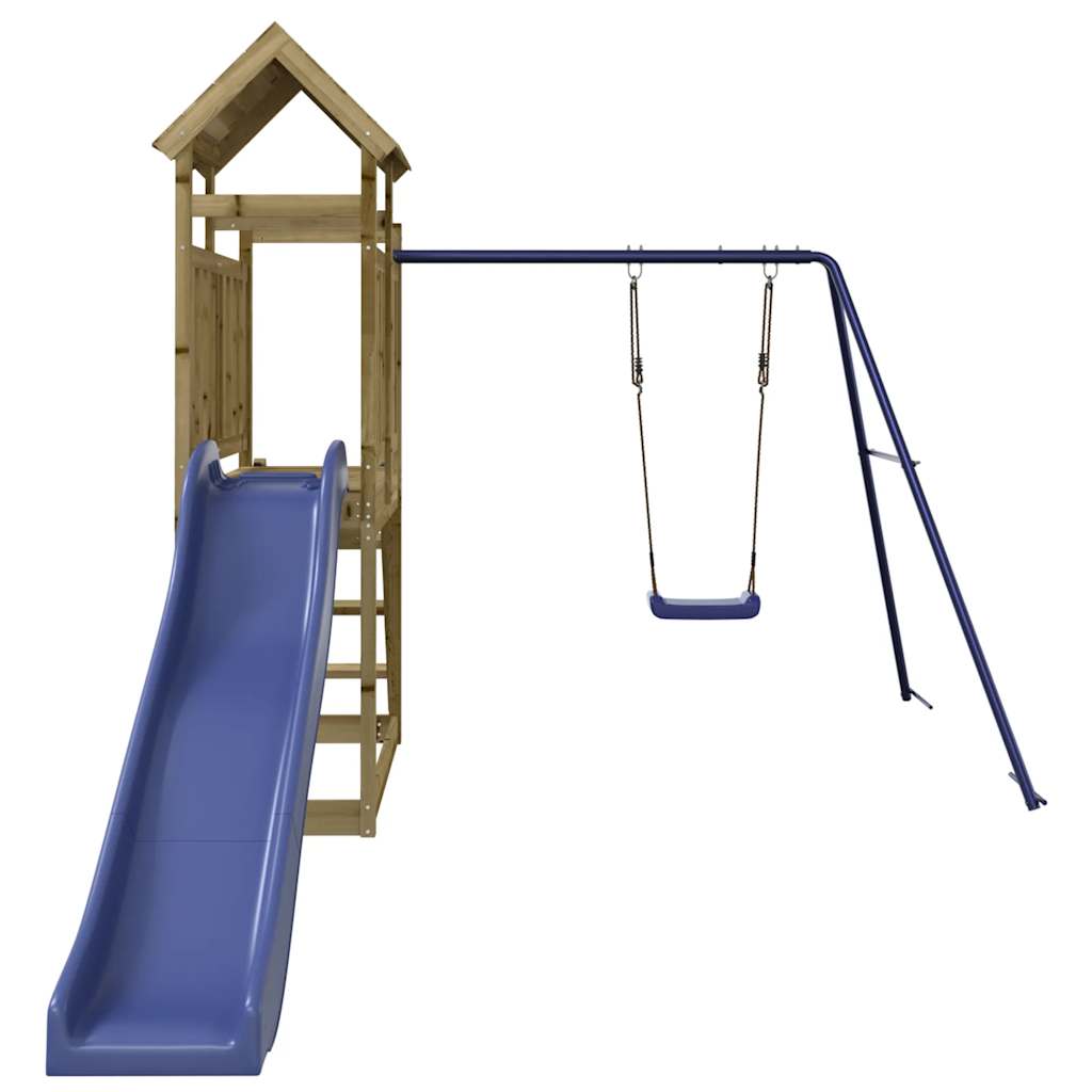 vidaXL Outdoor Playset Impregnated Wood Pine - Brown - 32646