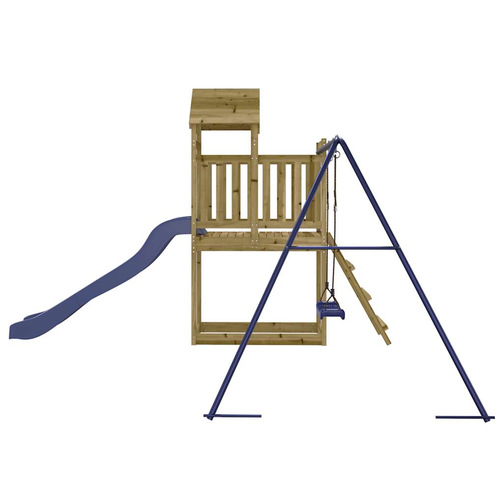 vidaXL Outdoor Playset Impregnated Wood Pine - Brown - 32646