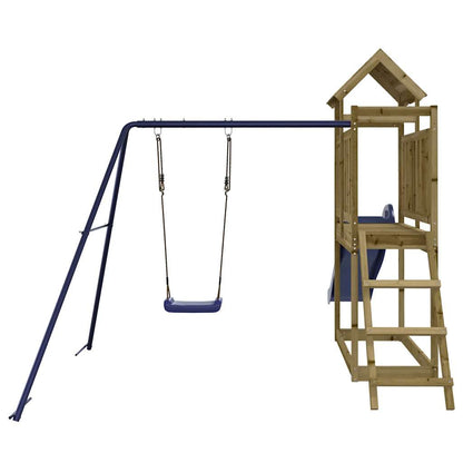 vidaXL Outdoor Playset Impregnated Wood Pine - Brown - 32646