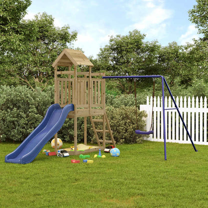 vidaXL Outdoor Playset Impregnated Wood Pine - Brown - 32646