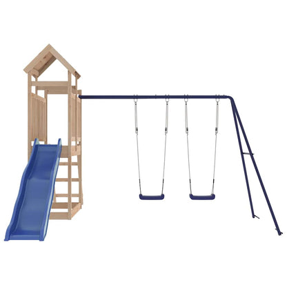 vidaXL Outdoor Playset Solid Wood Pine - Brown - 32647
