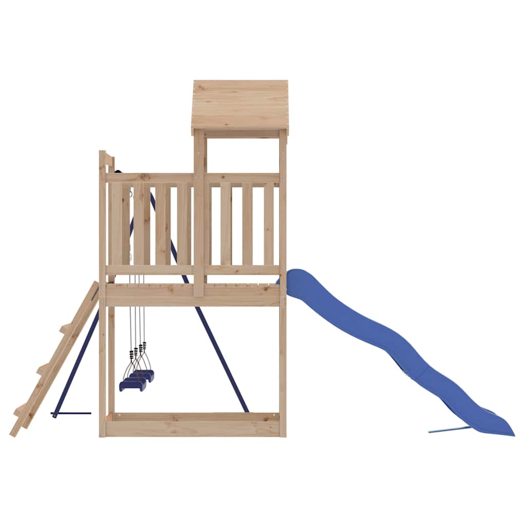 vidaXL Outdoor Playset Solid Wood Pine - Brown - 32647