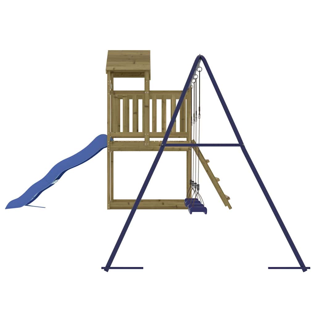 vidaXL Outdoor Playset Impregnated Wood Pine - Brown - 32656