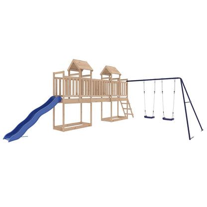 vidaXL Outdoor Playset Solid Wood Pine - Brown - 32660