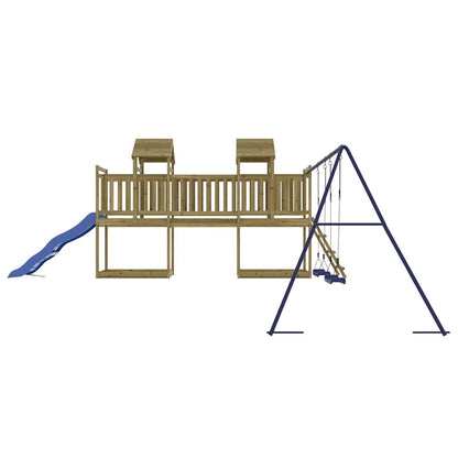 vidaXL Outdoor Playset Impregnated Wood Pine - Brown - 32661