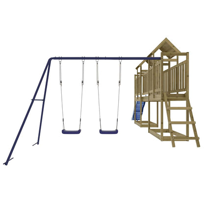 vidaXL Outdoor Playset Impregnated Wood Pine - Brown - 32661