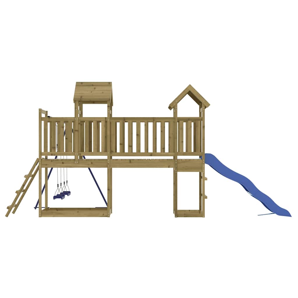 vidaXL Outdoor Playset Impregnated Wood Pine - Brown - 32671