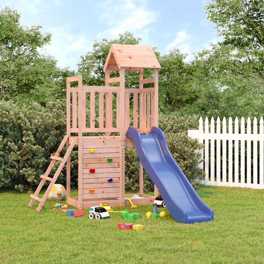 vidaXL Outdoor Playset Solid Wood Douglas - Brown - 32675