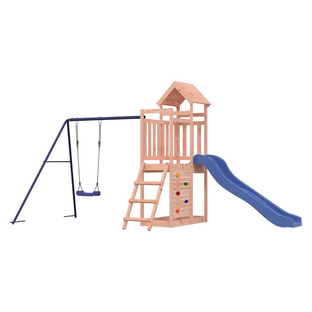 vidaXL Outdoor Playset Solid Wood Douglas - Brown - 32688