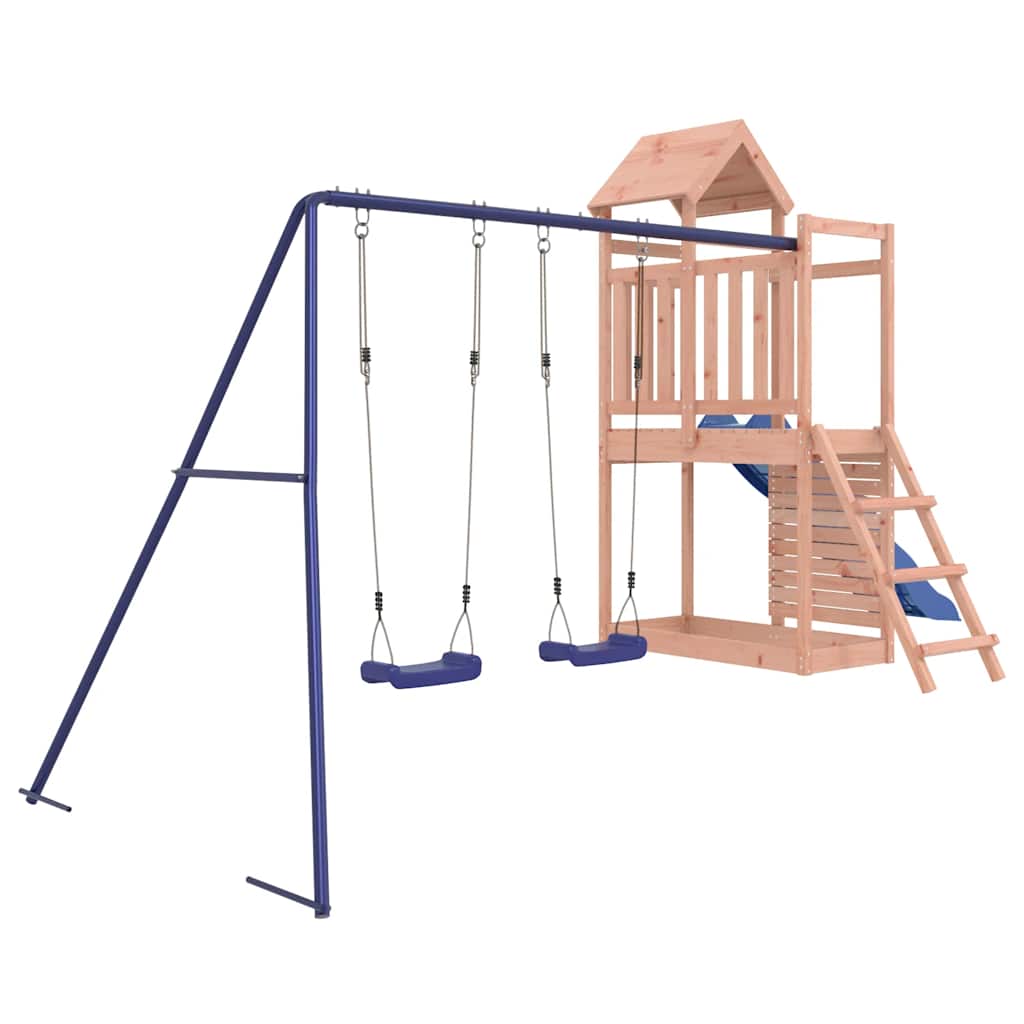 vidaXL Outdoor Playset Solid Wood Douglas - Brown - 32695