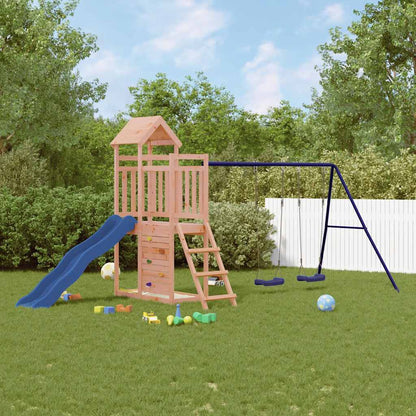 vidaXL Outdoor Playset Solid Wood Douglas - Brown - 32695