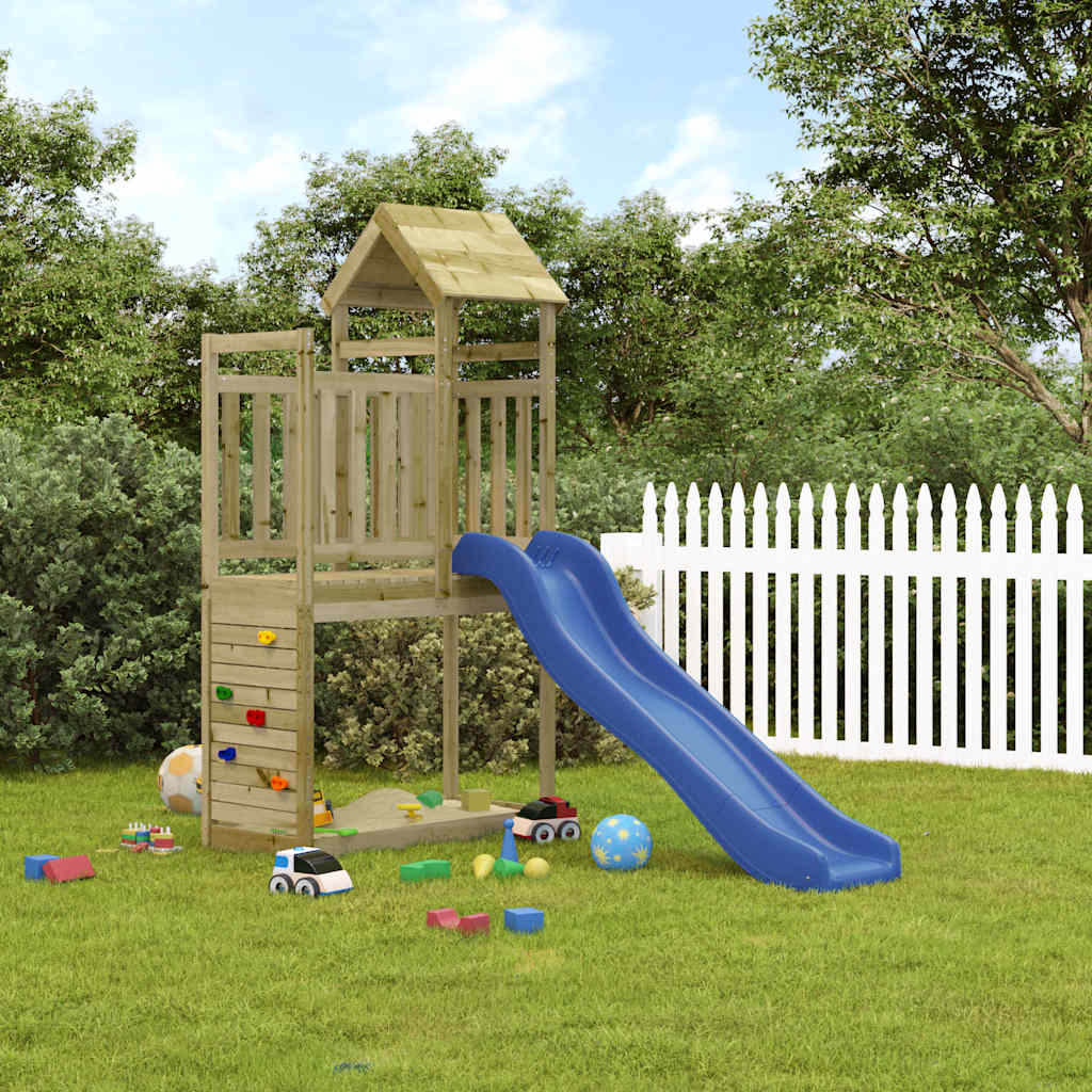 vidaXL Outdoor Playset Impregnated Wood Pine - Brown - 32718