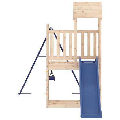 vidaXL Outdoor Playset Solid Wood Pine - Brown - 32729