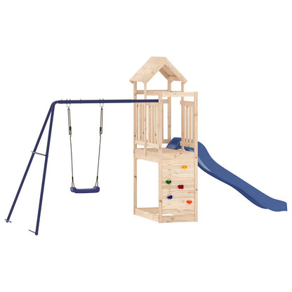 vidaXL Outdoor Playset Solid Wood Pine - Brown - 32729