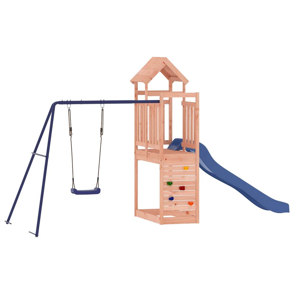 vidaXL Outdoor Playset Solid Wood Douglas - Brown - 32730