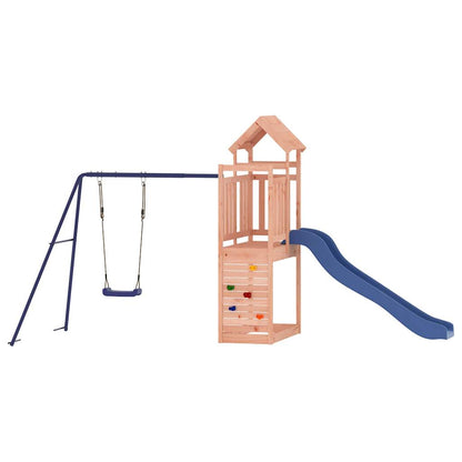 vidaXL Outdoor Playset Solid Wood Douglas - Brown - 32730