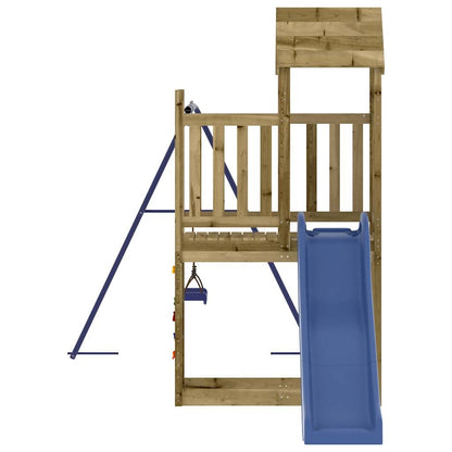 vidaXL Outdoor Playset Impregnated Wood Pine - Brown - 32731
