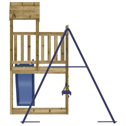 vidaXL Outdoor Playset Impregnated Wood Pine - Brown - 32731