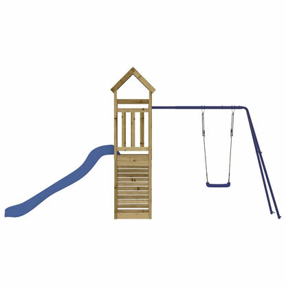vidaXL Outdoor Playset Impregnated Wood Pine - Brown - 32731