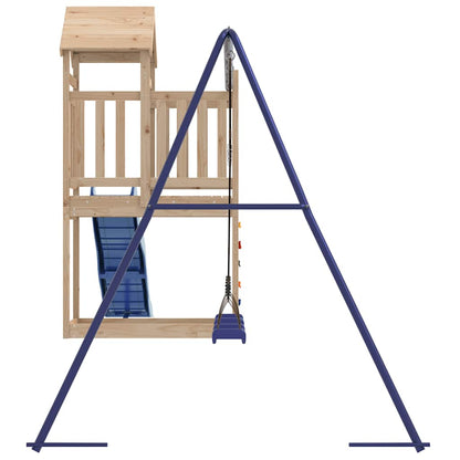 vidaXL Outdoor Playset Solid Wood Pine - Brown - 32733
