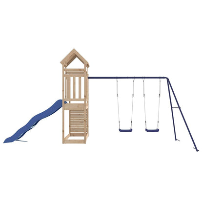 vidaXL Outdoor Playset Solid Wood Pine - Brown - 32733