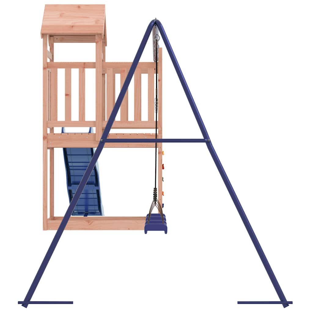 vidaXL Outdoor Playset Solid Wood Douglas - Brown - 32734