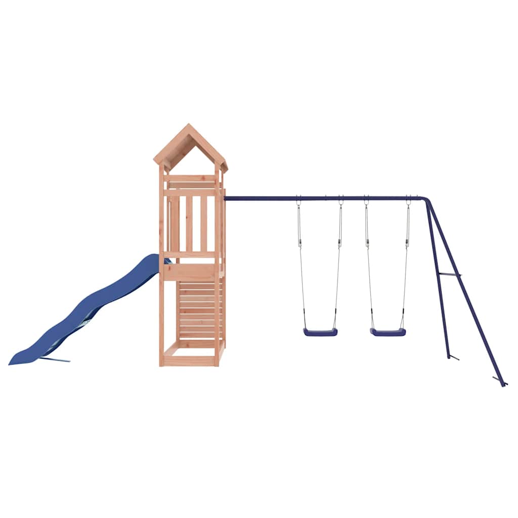 vidaXL Outdoor Playset Solid Wood Douglas - Brown - 32734