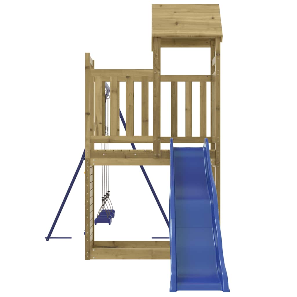 vidaXL Outdoor Playset Impregnated Wood Pine - Brown - 32745