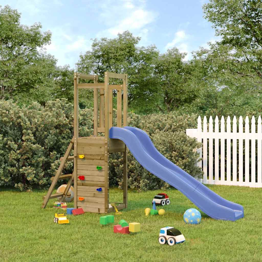 vidaXL Outdoor Playset Impregnated Wood Pine - Brown - 32751