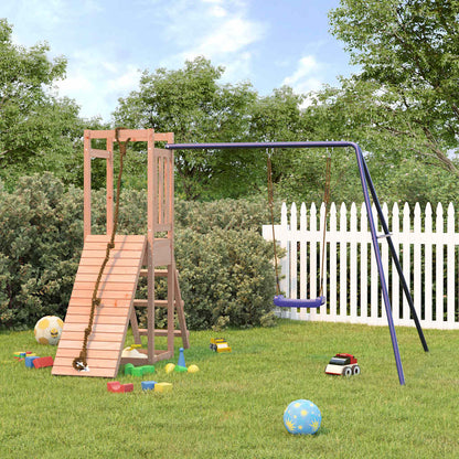 vidaXL Outdoor Playset Solid Wood Douglas - Brown - 32780