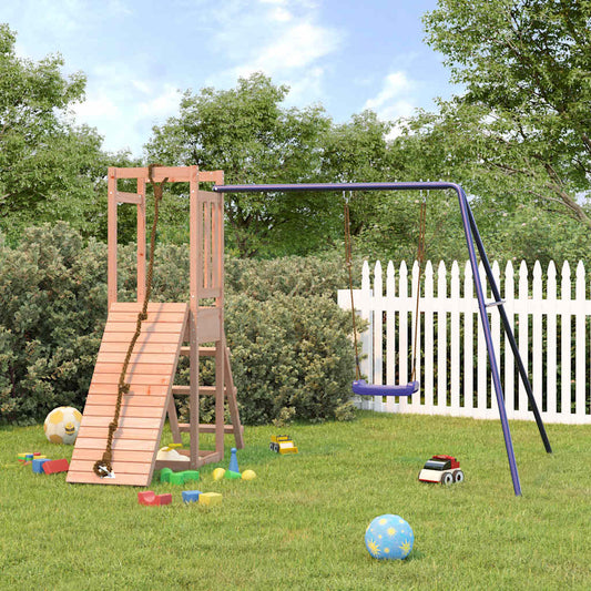 vidaXL Outdoor Playset Solid Wood Douglas - Brown - 32780