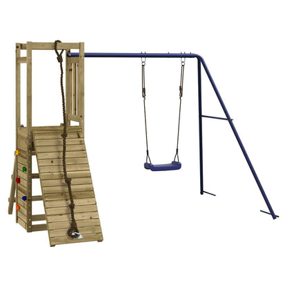 vidaXL Outdoor Playset Impregnated Wood Pine - Brown - 32785