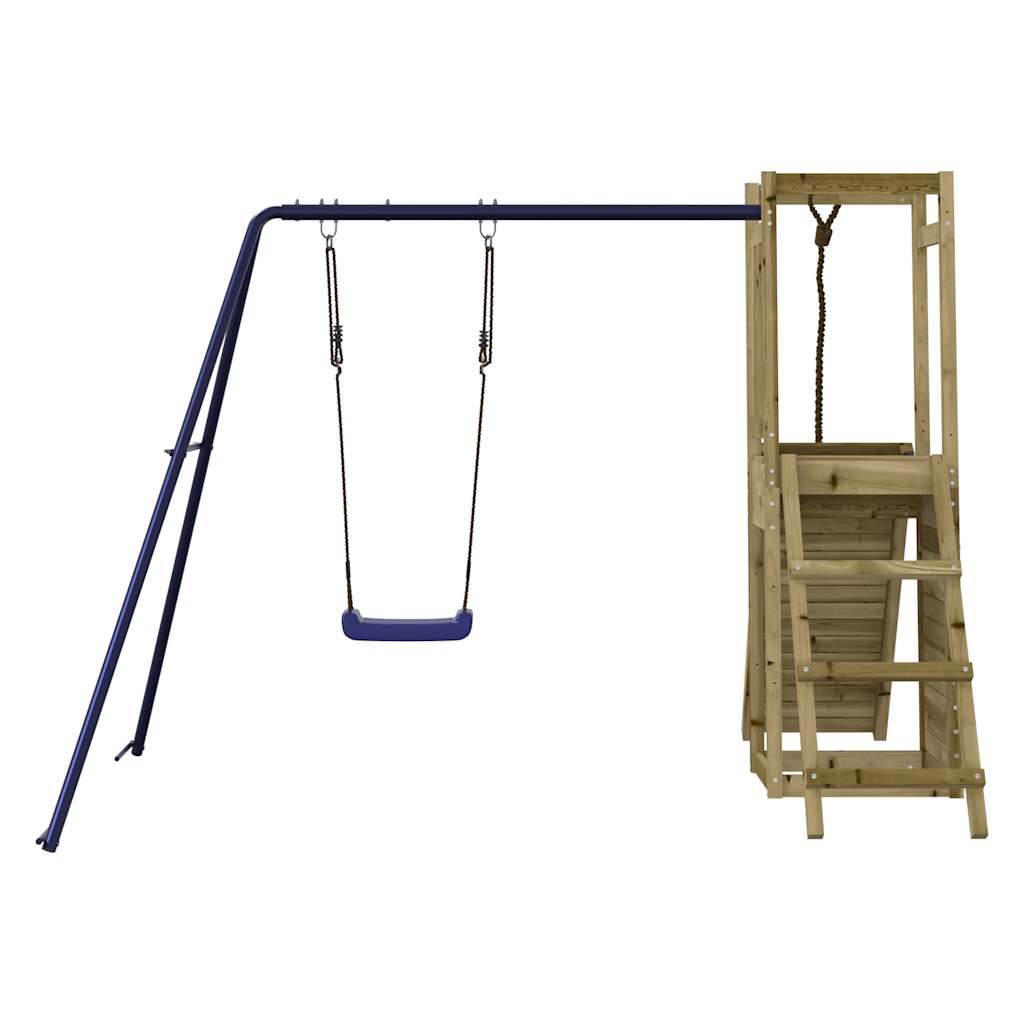vidaXL Outdoor Playset Impregnated Wood Pine - Brown - 32785