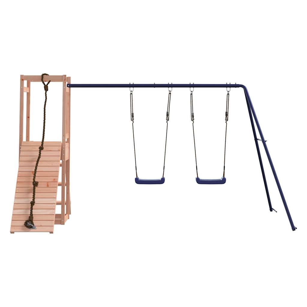 vidaXL Outdoor Playset Solid Wood Douglas - Brown - 32786