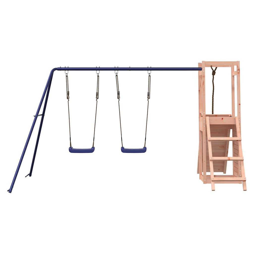 vidaXL Outdoor Playset Solid Wood Douglas - Brown - 32786