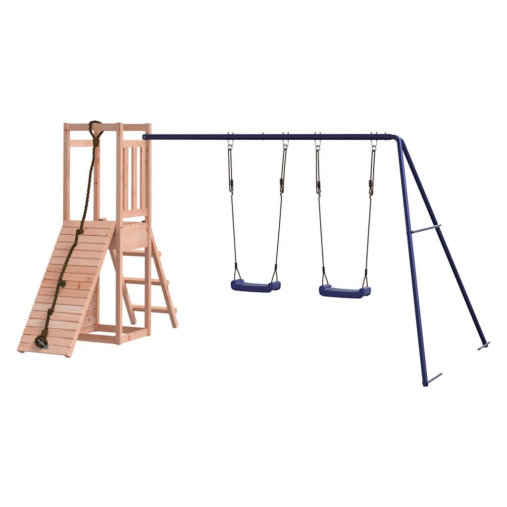 vidaXL Outdoor Playset Solid Wood Douglas - Brown - 32786