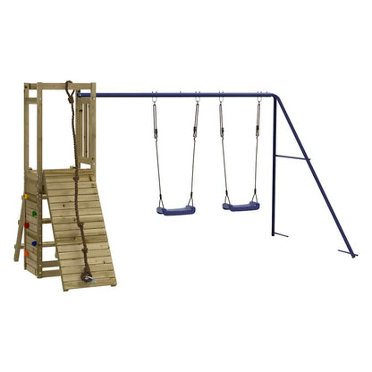 vidaXL Outdoor Playset Impregnated Wood Pine - Brown - 32788
